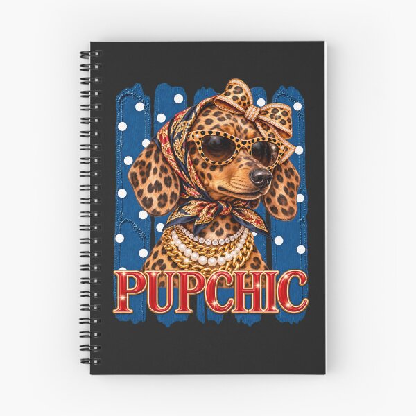 Item preview, Glam Dachshund Leopard Print Bow Bling Dog Art designed and sold by AmiGraph.