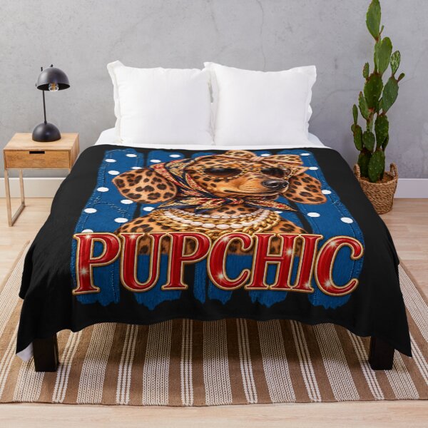 Item preview, Glam Dachshund Leopard Print Bow Bling Dog Art designed and sold by AmiGraph.