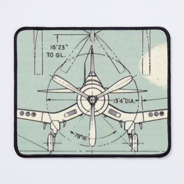 Item preview, f4u corsair warbird ww2 airplane designed and sold by PilotandPlane.