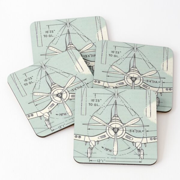 Item preview, f4u corsair warbird ww2 airplane designed and sold by PilotandPlane.