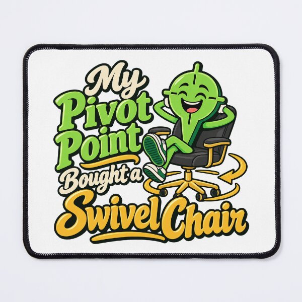 Item preview, Pivot Point Swivel Chair Trading Cartoon Joke designed and sold by Bikivuno.
