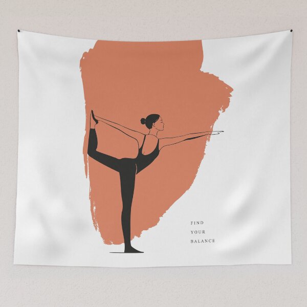 Item preview, Pilates & Yoga Art Print | Woman Fitness  Art | Minimalist Wellness Art | Gift for Her designed and sold by Studio pod Burom.