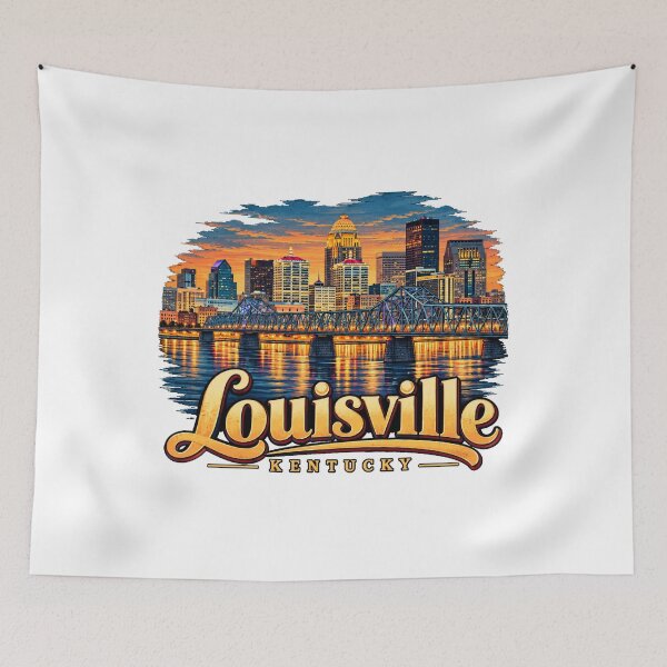 Item preview, Vintage Louisville Kentucky Travel Souvenir Landmark Gift designed and sold by MichaeIRellov.