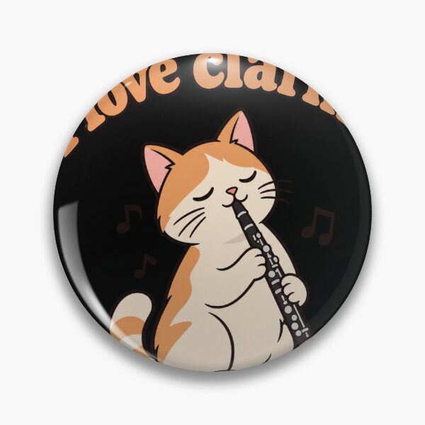 Item preview, i love clarinet meow-sic designed and sold by Konvero.