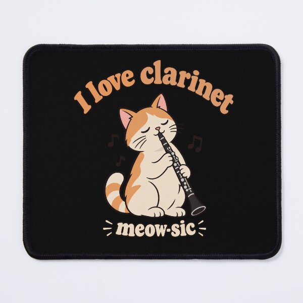 Item preview, i love clarinet meow-sic designed and sold by Konvero.