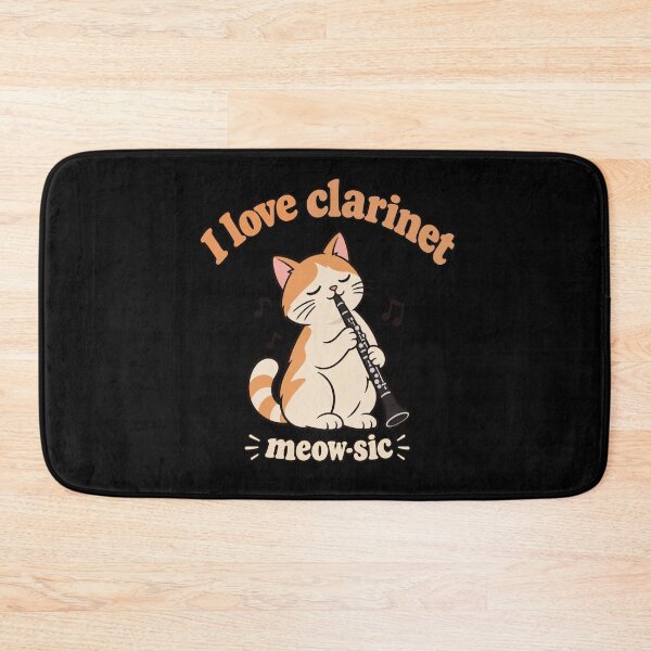 Item preview, i love clarinet meow-sic designed and sold by Konvero.