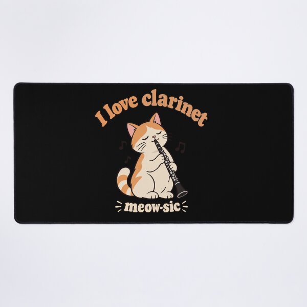 Item preview, i love clarinet meow-sic designed and sold by Konvero.