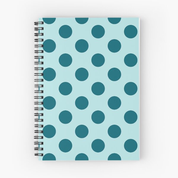 Item preview, Large teal polka dots on aqua blue designed and sold by Nolan6.