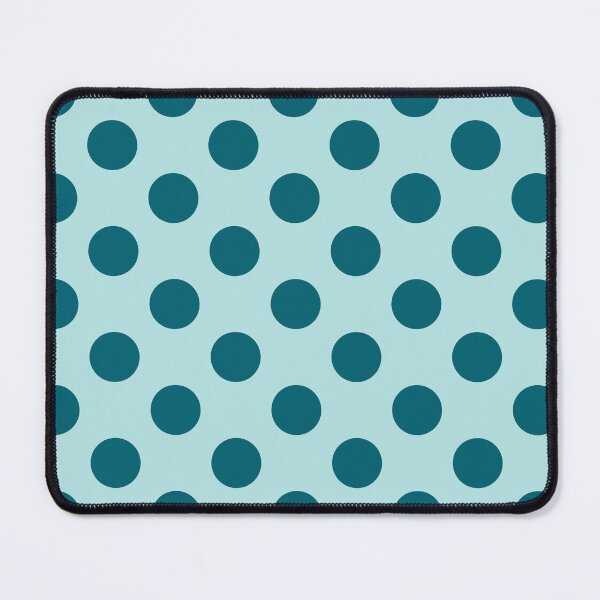 Item preview, Large teal polka dots on aqua blue designed and sold by Nolan6.