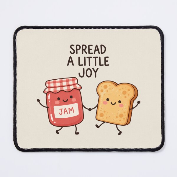 Item preview, Spread a Little Joy | Cute Jam & Toast Art designed and sold by MrDev.