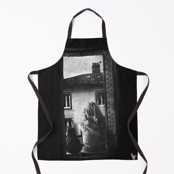 Item preview, The Familiar — Woman and Black Cat designed and sold by CheHojas.