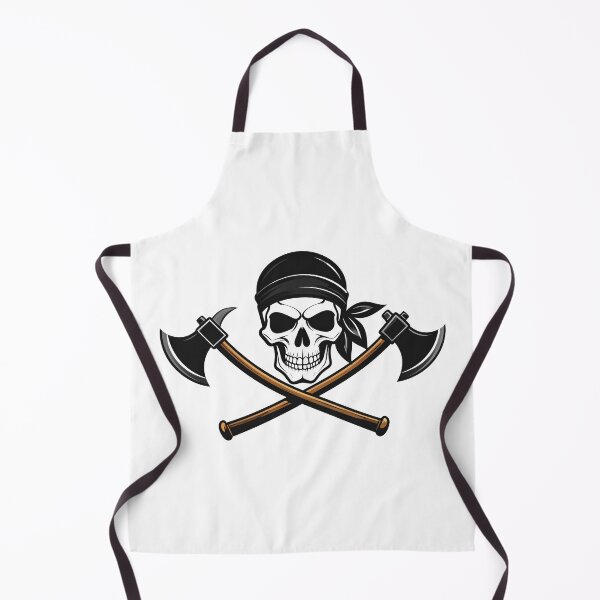 Item preview, Pirate Skull Cross Axes Illustration designed and sold by BetweenForms.