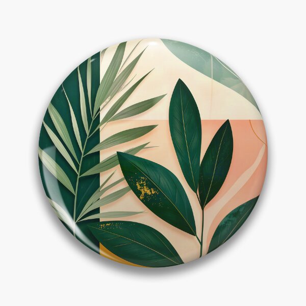 Item preview, Boho Terracotta Geometric Leaf Relief designed and sold by Vicky Brago-Mitchell®.