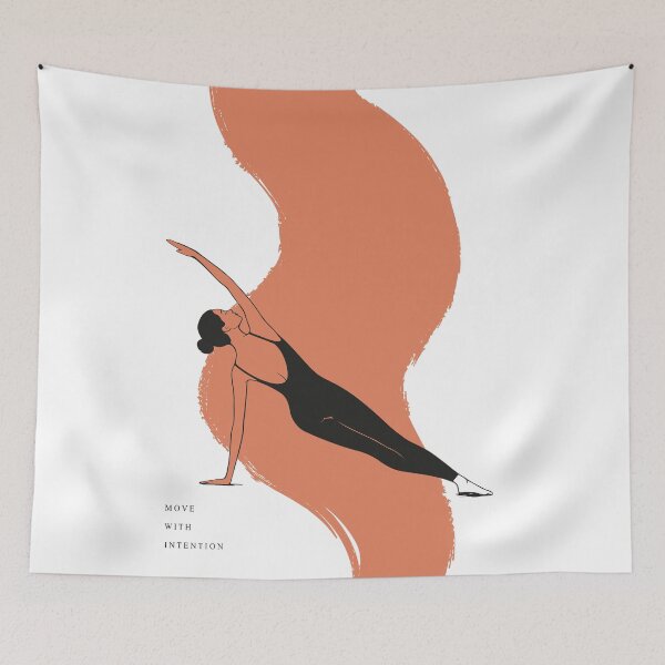 Item preview, Pilates & Yoga Art Print | Woman Fitness Wall Art | Minimalist Wellness Art | Gift for Her designed and sold by Studio pod Burom.