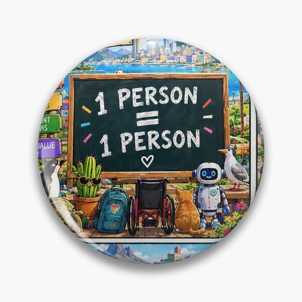 Item preview, The equality of all people in value and rights designed and sold by Mianku | Für das Leben.