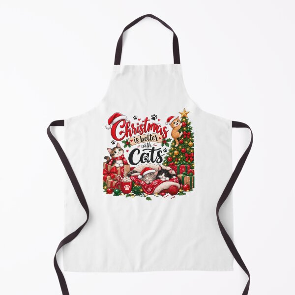 Item preview, Christmas Is Better With Cats – Cute Cat Lover Christmas Design designed and sold by SVALANART.