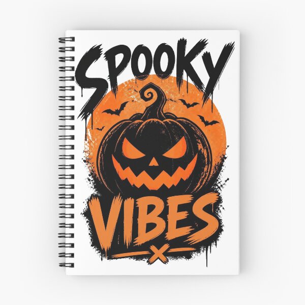 Item preview, Spooky Vibes Halloween Jack-O-Lantern Graphic T-Shirt designed and sold by BoldPowStudio.