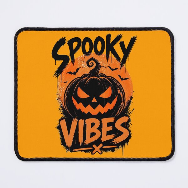 Item preview, Spooky Vibes Halloween Jack-O-Lantern Graphic T-Shirt designed and sold by BoldPowStudio.