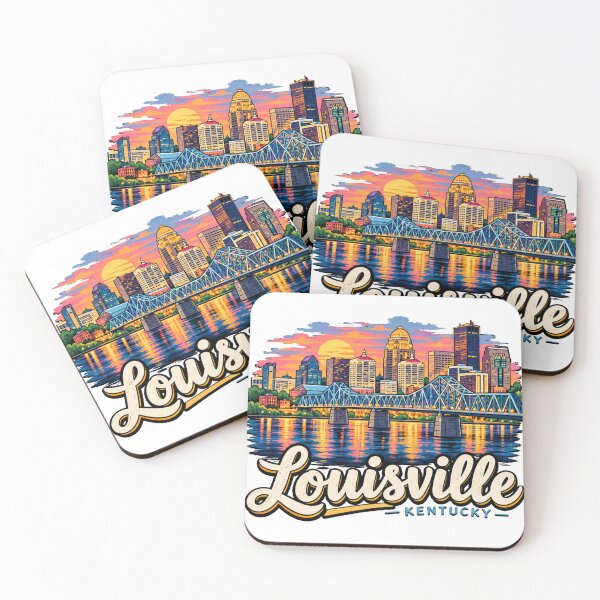 Item preview, Hand Drawn Louisville Kentucky Travel Souvenir Landmark Gift designed and sold by MichaeIRellov.