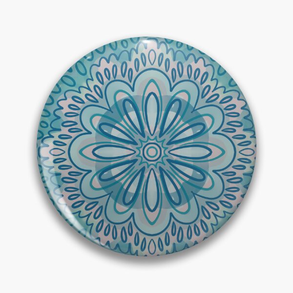 Item preview, Geometric flourish teal designed and sold by azuliluza.