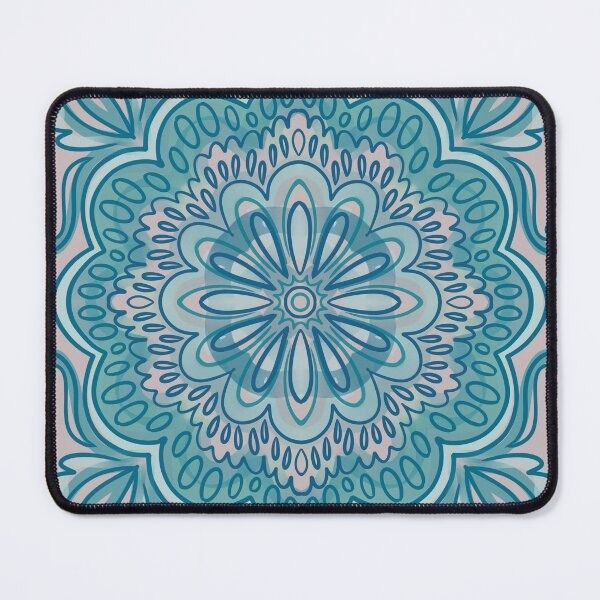 Item preview, Geometric flourish teal designed and sold by azuliluza.