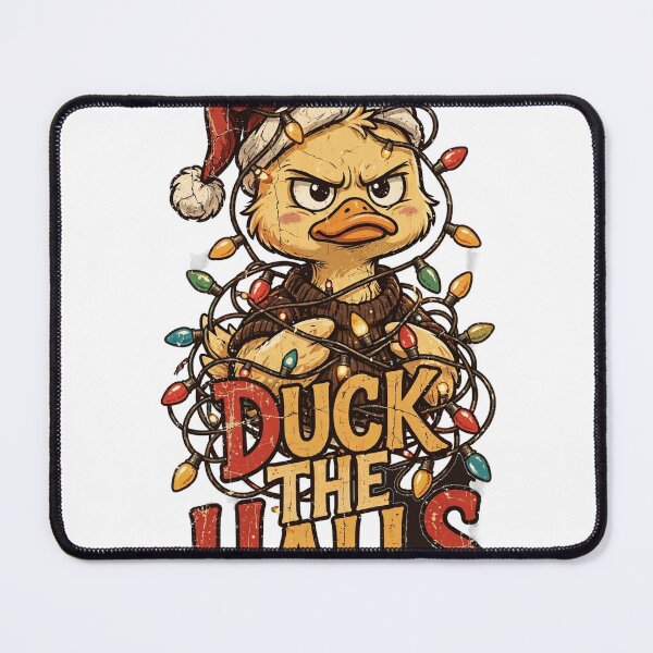 Item preview, Duck The Halls Shirt - Funny Christmas Duck Tee designed and sold by KERK Art and Design.