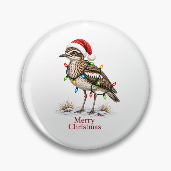 Item preview, Bush Stone-Curlew Christmas – Merry Christmas Australian Bird designed and sold by SVALANART.