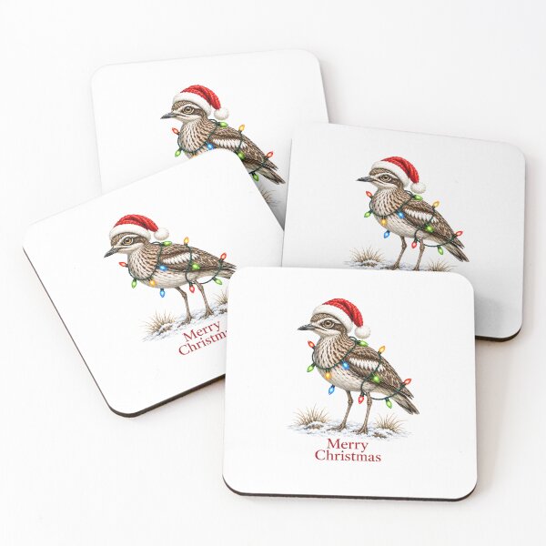 Item preview, Bush Stone-Curlew Christmas – Merry Christmas Australian Bird designed and sold by SVALANART.
