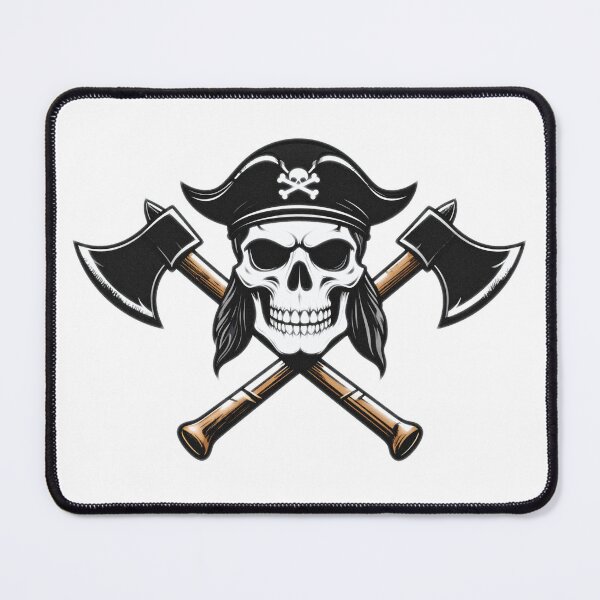 Item preview, Pirate Skull Cross Axes Illustration designed and sold by BetweenForms.