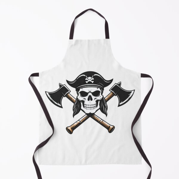 Item preview, Pirate Skull Cross Axes Illustration designed and sold by BetweenForms.