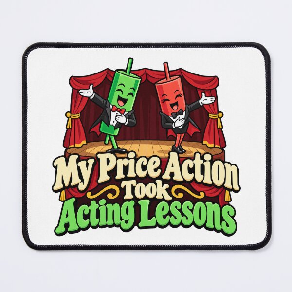 Item preview, Price Action Acting Lessons Trading Cartoon designed and sold by Bikivuno.
