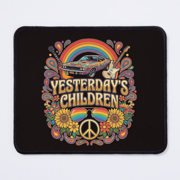 Item preview, Yesterday's Children Vintage 70s Retro Peace Sign Classic Muscle Car Music Gift designed and sold by Evelashop.