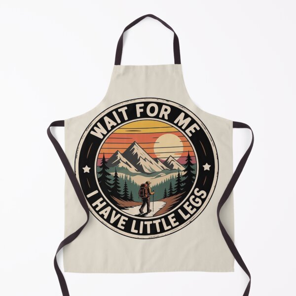 Item preview, “Wait for Me, I Have Little Legs” Retro Hiking Design designed and sold by NatArtSA.