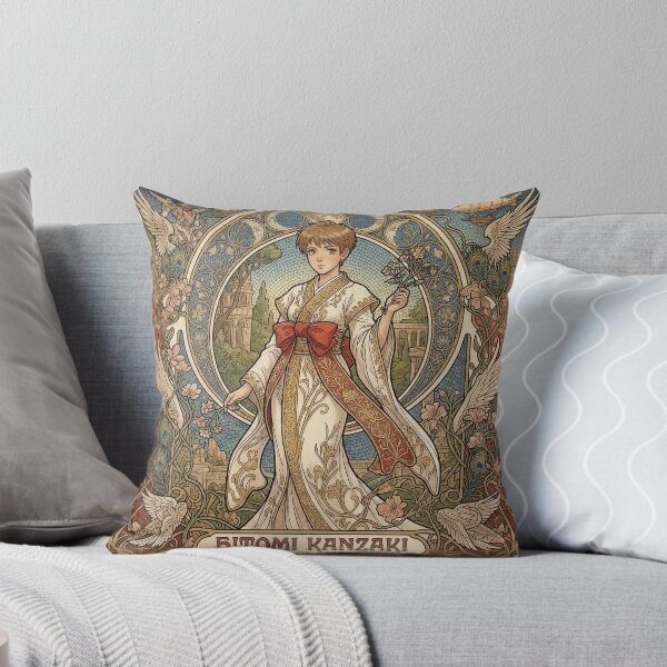 Item preview, Vision of Escaflowne Hitomi in the style of Alphonse Mucha designed and sold by Solace Sparkles.