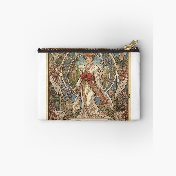 Item preview, Vision of Escaflowne Hitomi in the style of Alphonse Mucha designed and sold by Solace Sparkles.
