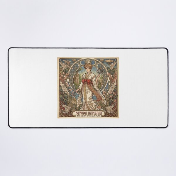 Item preview, Vision of Escaflowne Hitomi in the style of Alphonse Mucha designed and sold by Solace Sparkles.