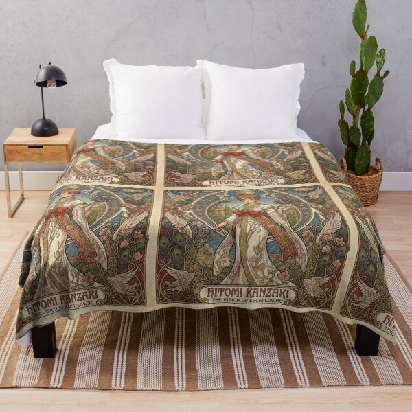 Item preview, Vision of Escaflowne Hitomi in the style of Alphonse Mucha designed and sold by Solace Sparkles.