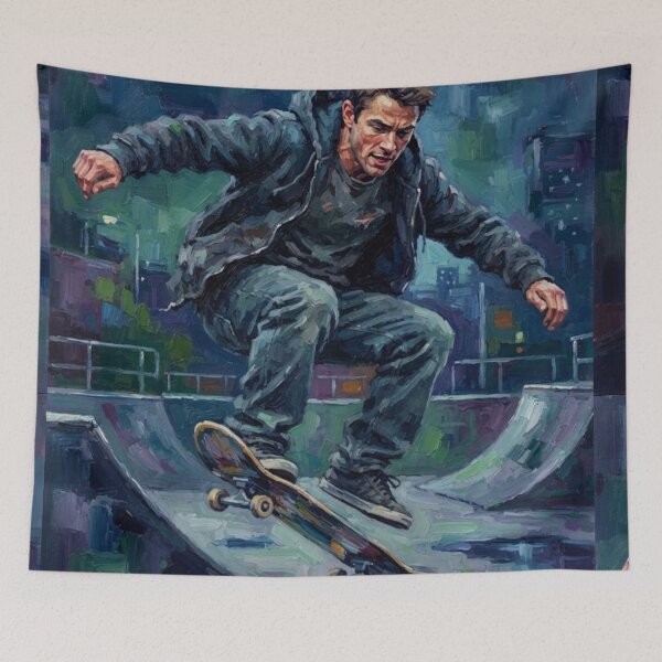 Item preview, Slam Skater Energy Fine Art Tribute designed and sold by Art's Diner.