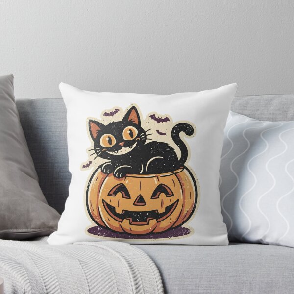 Item preview, Spooky Pumpkin Cat Halloween designed and sold by abdelski.