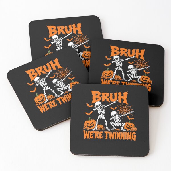Item preview, Bruh We're Twinning Twin Day Spirit Week Group Halloween designed and sold by clothesy7.