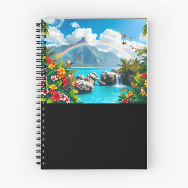 Item preview, Breathtaking wall mural depecting a paradise scene designed and sold by EmmaLvCreations.