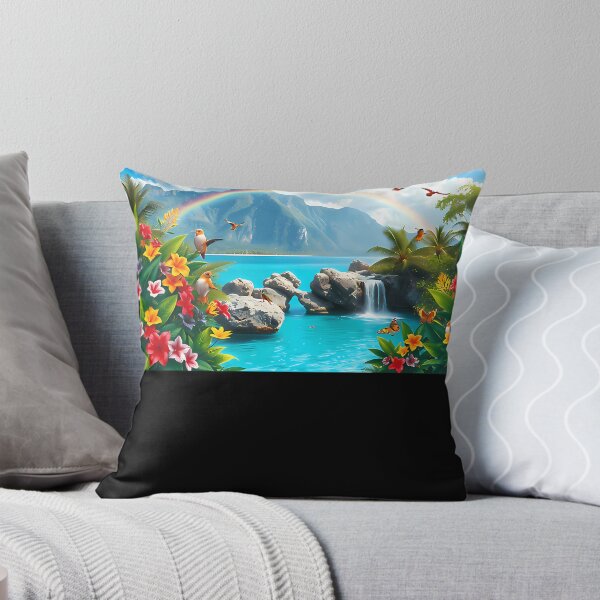 Item preview, Breathtaking wall mural depecting a paradise scene designed and sold by EmmaLvCreations.