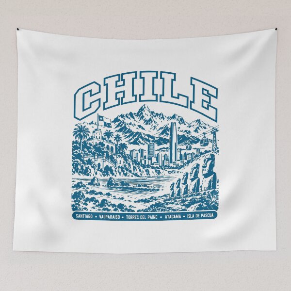 Item preview, Chile Retro | Travel, Cities & Landscapes designed and sold by EdwinkOne.