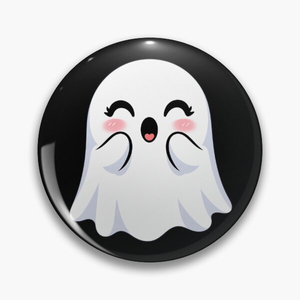Item preview, Cute Surprised Ghost – Adorable Halloween Art designed and sold by aliyehc.