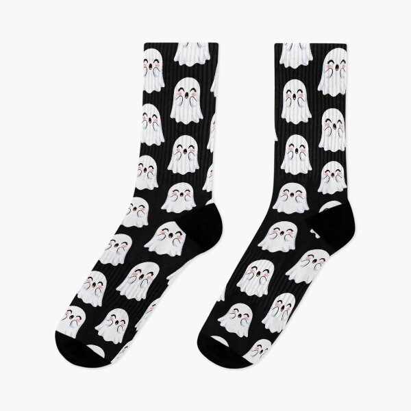 Item preview, Cute Surprised Ghost – Adorable Halloween Art designed and sold by aliyehc.