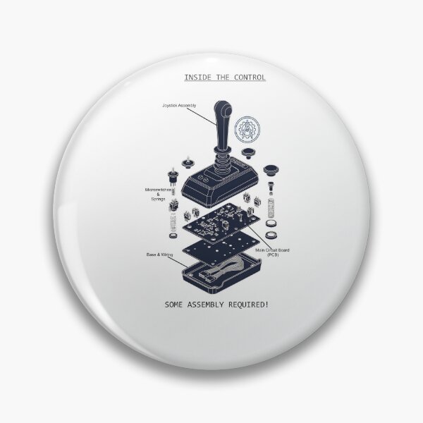 Item preview, Joystick Anatomy Technical Blueprint designed and sold by The Blueprint Archive.