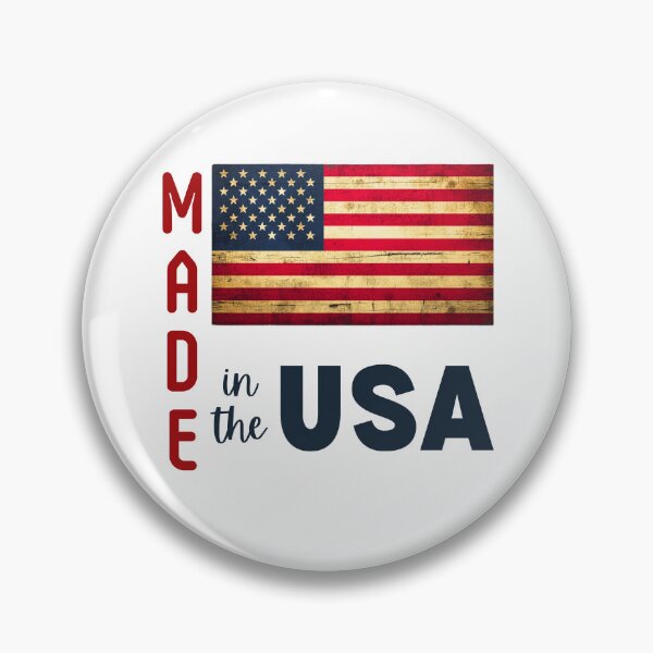 Item preview, Made in the USA with Stars and Stripes Flag designed and sold by AndysTeeShop.