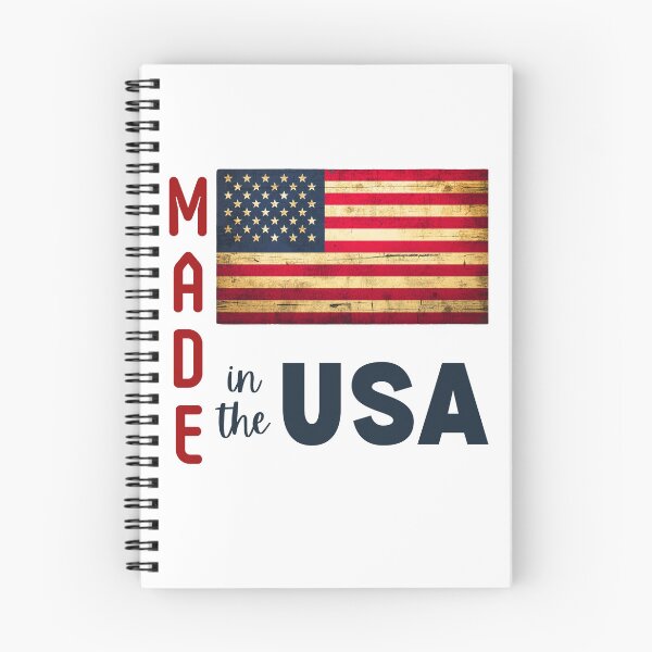Item preview, Made in the USA with Stars and Stripes Flag designed and sold by AndysTeeShop.