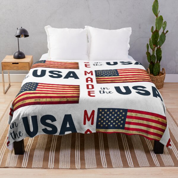 Item preview, Made in the USA with Stars and Stripes Flag designed and sold by AndysTeeShop.