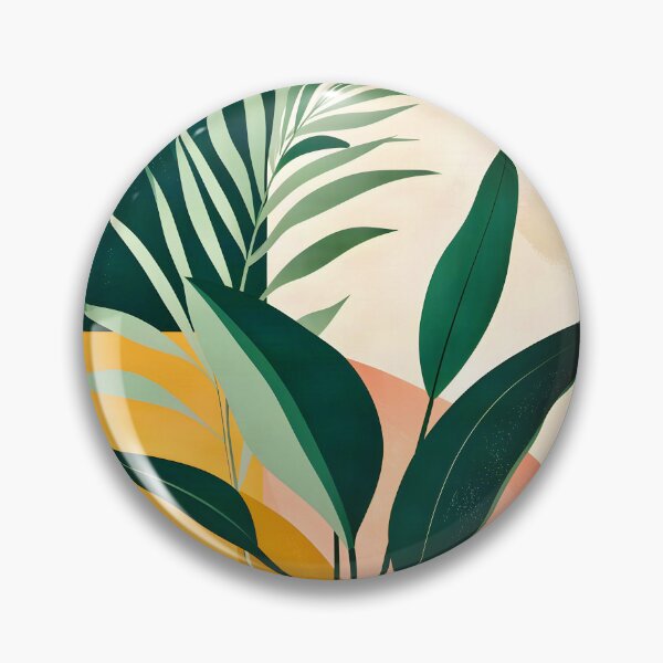 Item preview, Boho Terracotta Geometric Leaf Relief designed and sold by Vicky Brago-Mitchell®.
